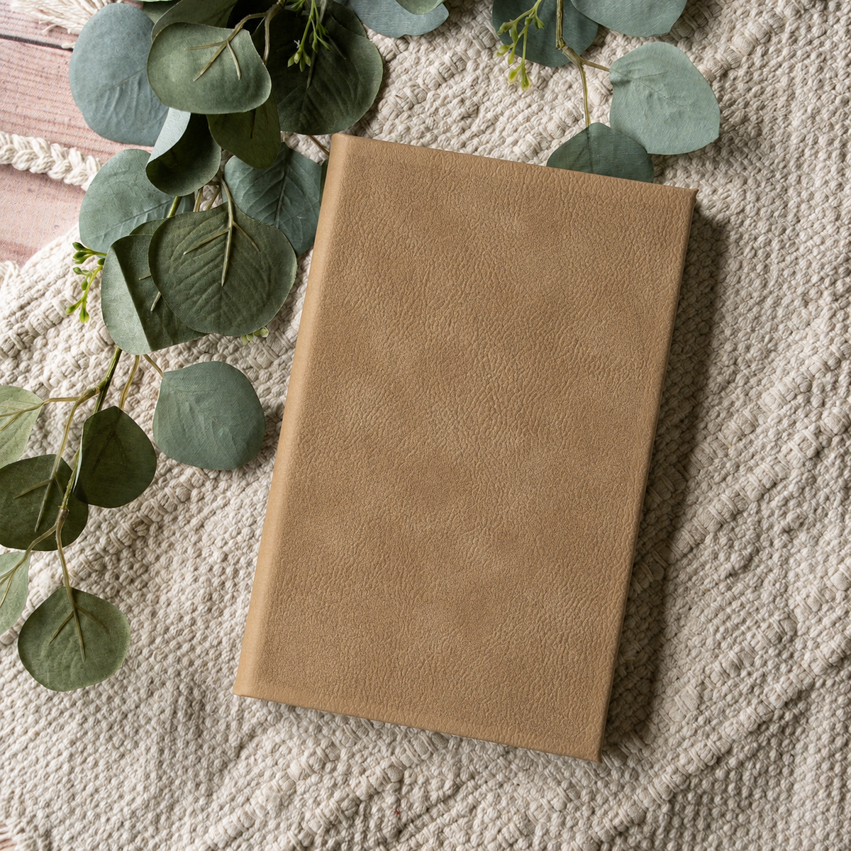 Personalized Engraved Leather Journal for Notes and Sketches