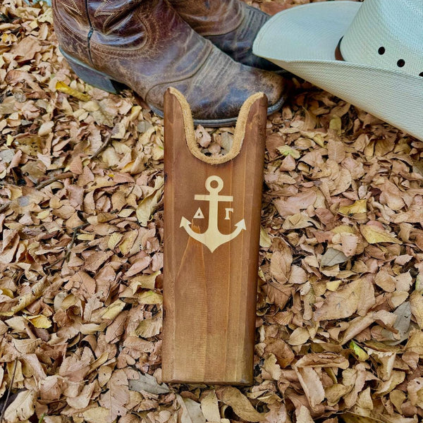 Custom Sorority Wooden Boot Jacks| Greek Life Boot Jacks| Cowboy Boot Gifts|Soroity Gifts |College Gift| Officially Licensed Accessories