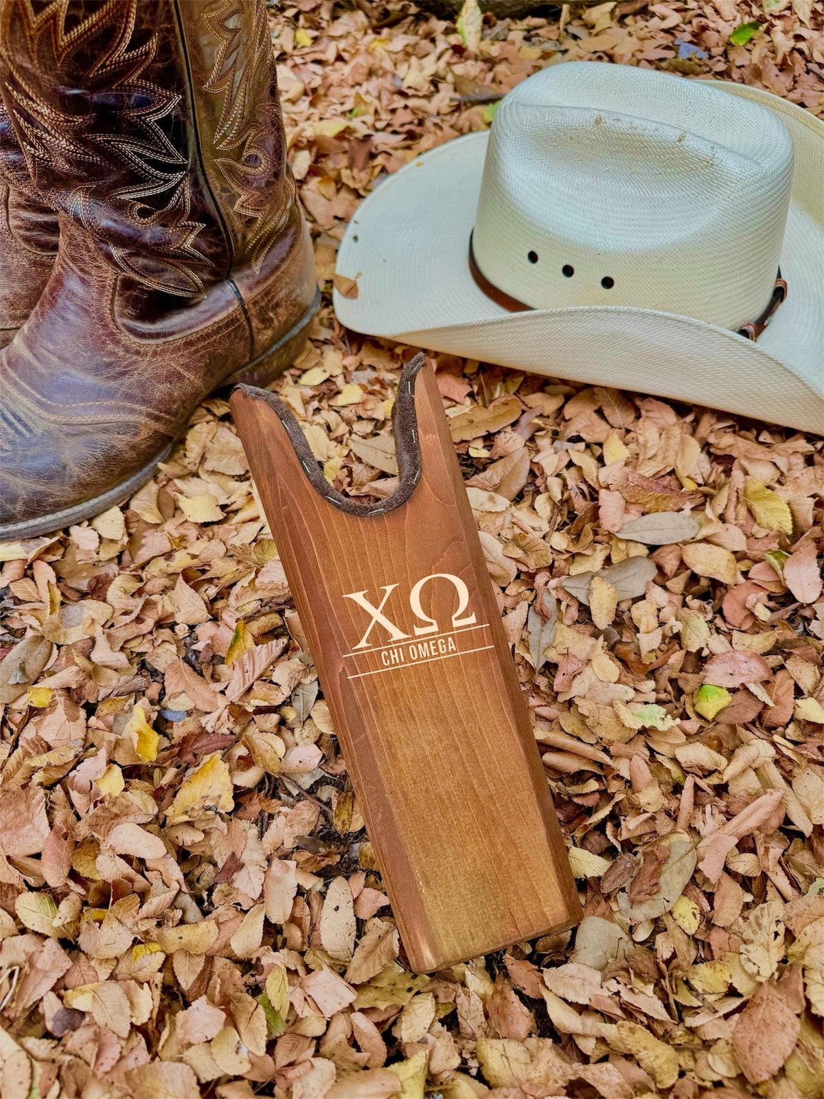 Chi Omega (ΧΩ) Sorority Boot Jack
