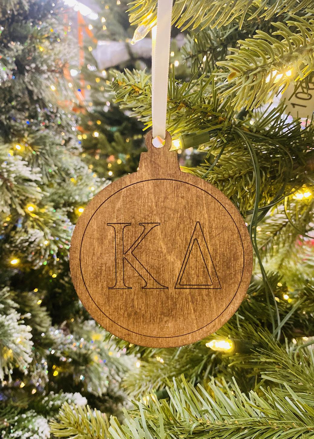 Kappa Delta (ΚΔ) Custom Christmas Oranments