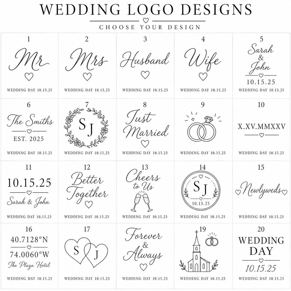 Personalized Wedding Wine Glass | Engraved Couple Name Keepsake | Custom Venue Coordinates