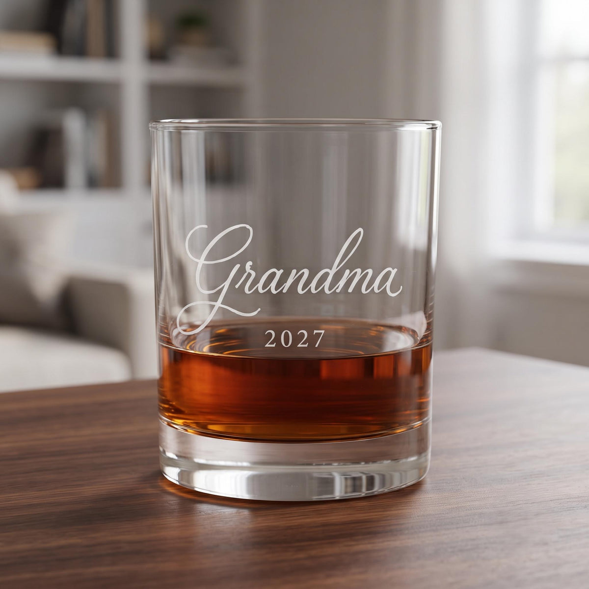 Personalized Family Glassware Set | Custom Engraved Mom Dad Gift | Beer Wine Shot Whiskey Mason Jar | Custom Grandpa Grandma Son