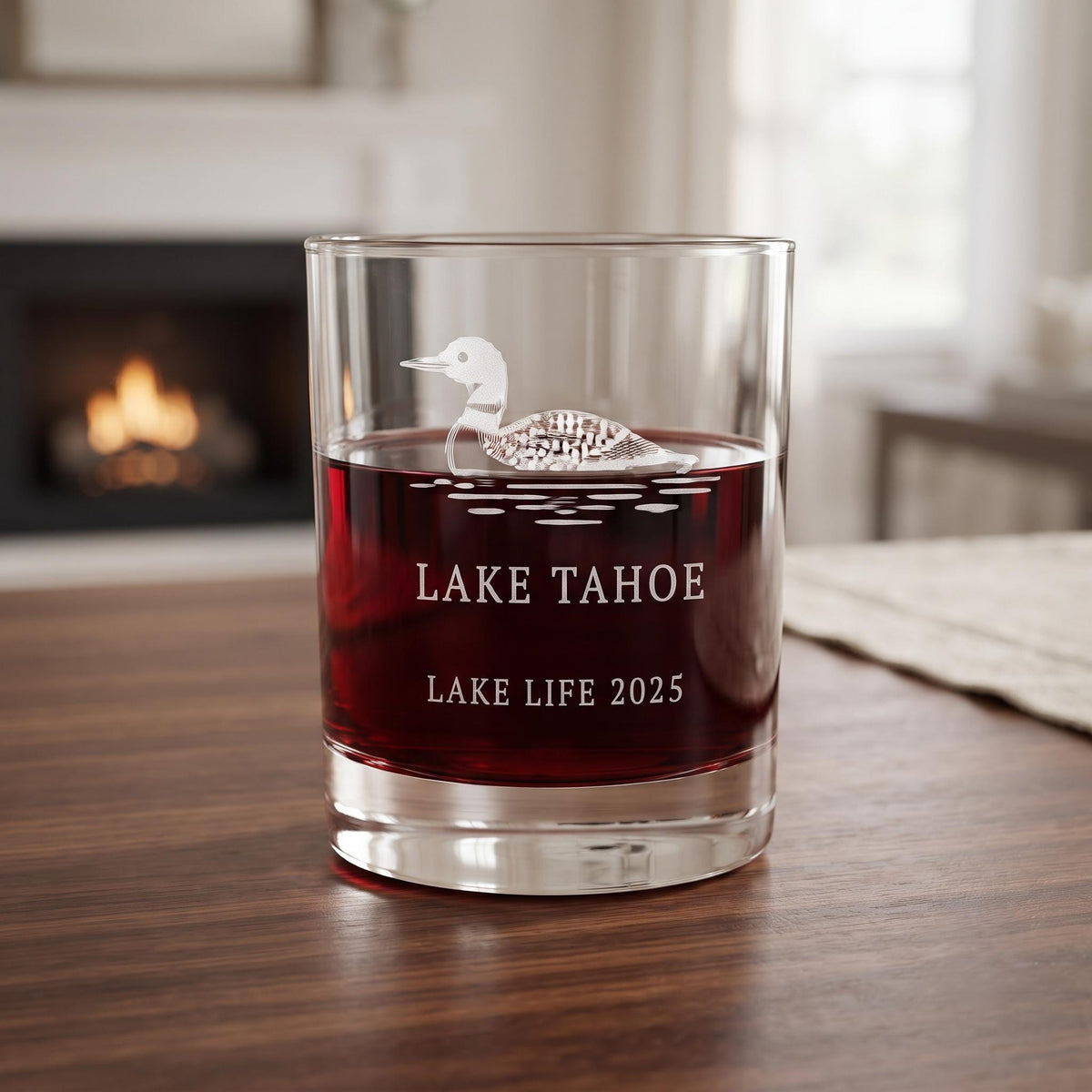 Personalized Lake House Glassware Bulk Set | Engraved Lake Life Gift | Beer Wine Shot Whiskey Mason Jar | Custom Cabin Boat Favor