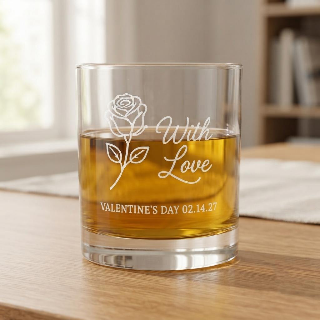 Personalized Valentine's Day Glassware Set | Engraved Couples Gift | Beer Wine Shot Whiskey Mason Jar | Custom You Are My Person