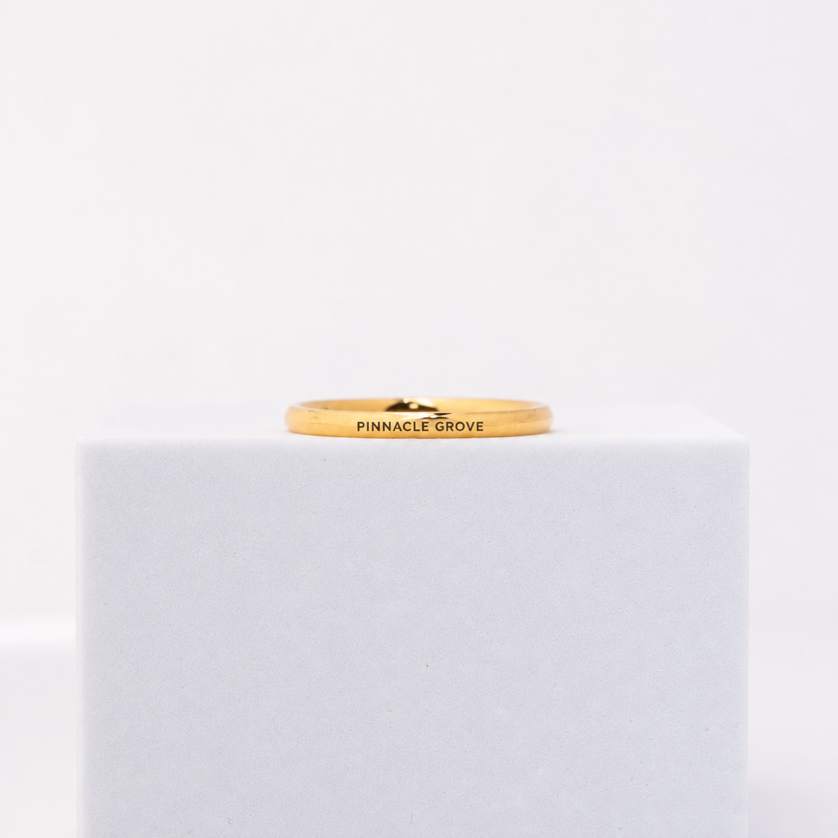 Personalized Stackable Rings - Custom Etched Name or Date Ring