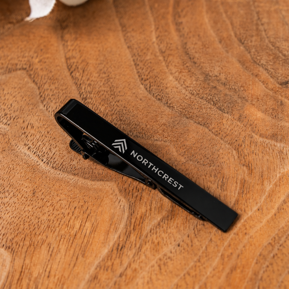 Metal Tie Clip - Sleek Tie Bar in Black, Gold or Silver