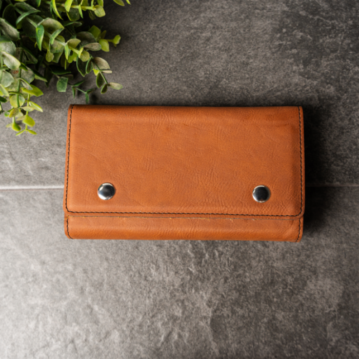 Personalized Card and Dice Set in Engraved Vegan Leather Case