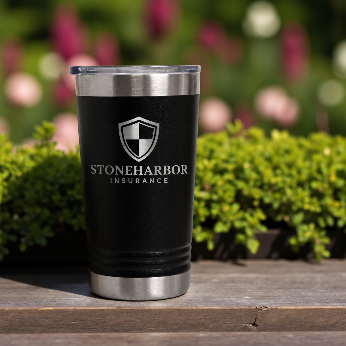 16oz Stainless Tumbler - Laser Engraved with Name or Design
