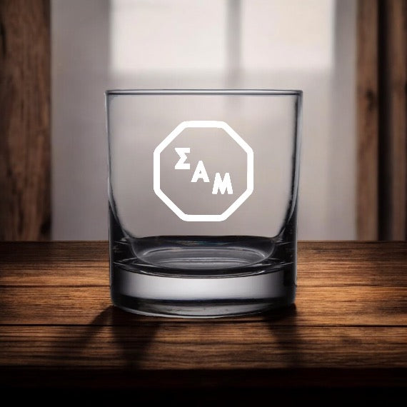 Custom Sigma Alpha Mu (Sammy) 10.5 oz Glasses
