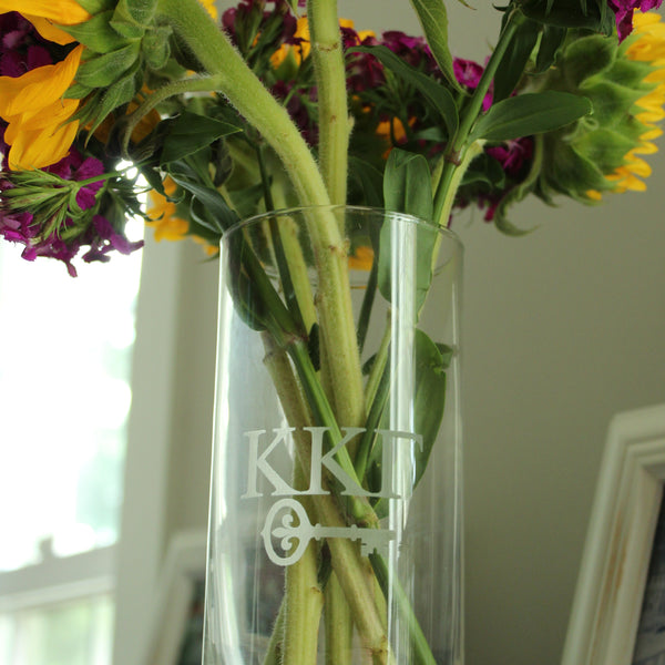 Sorority Glass Flower Vase