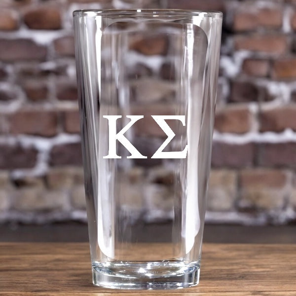 Kappa Sigma (ΚΣ) Engraved 16oz Pint Glass
