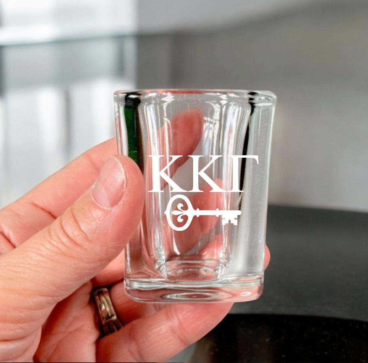 Custom Kappa Kappa Gamma (KKG) Sorority 2 oz Glass