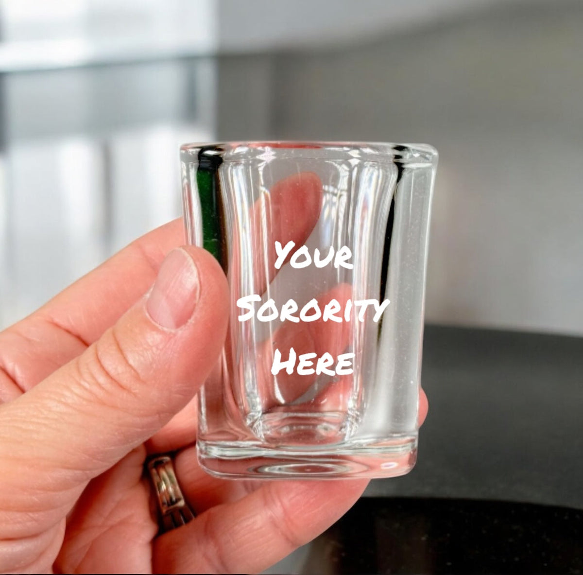 Custom Sorority 2 oz Glasses