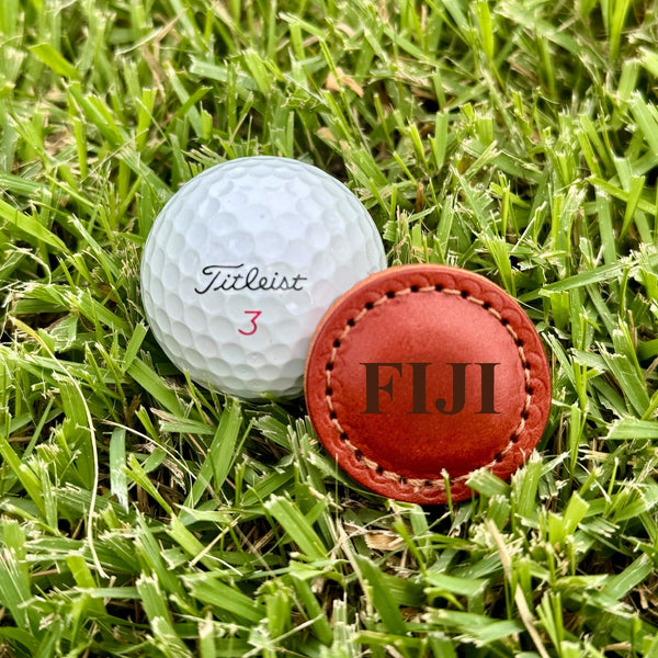 Fraternity Leather Golf Ball Markers – Set of 2