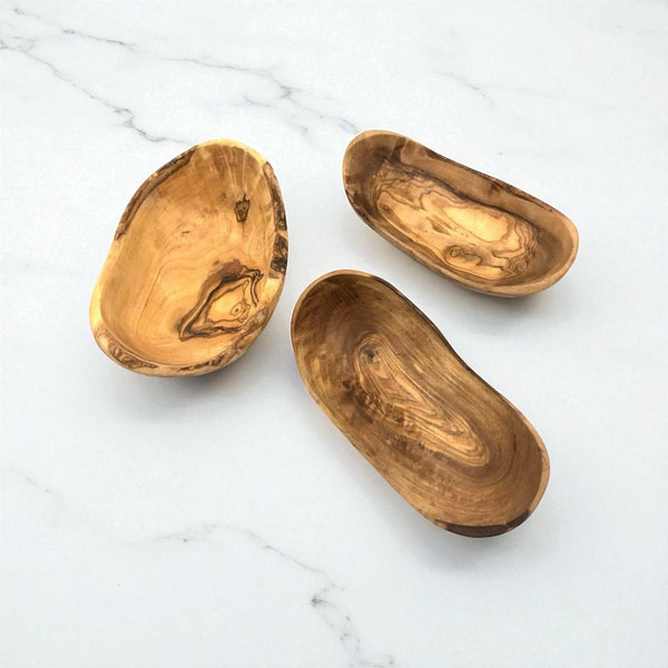 Rustic Live Edge Olive Wood Bowl
