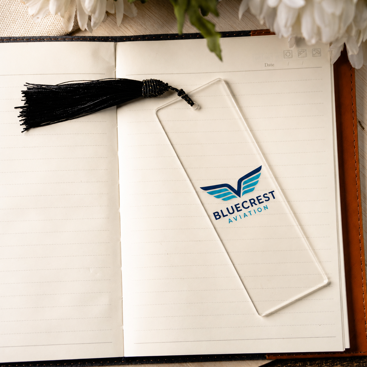 Acrylic Bookmark with Tassel | Lightweight Gift for Book Lovers