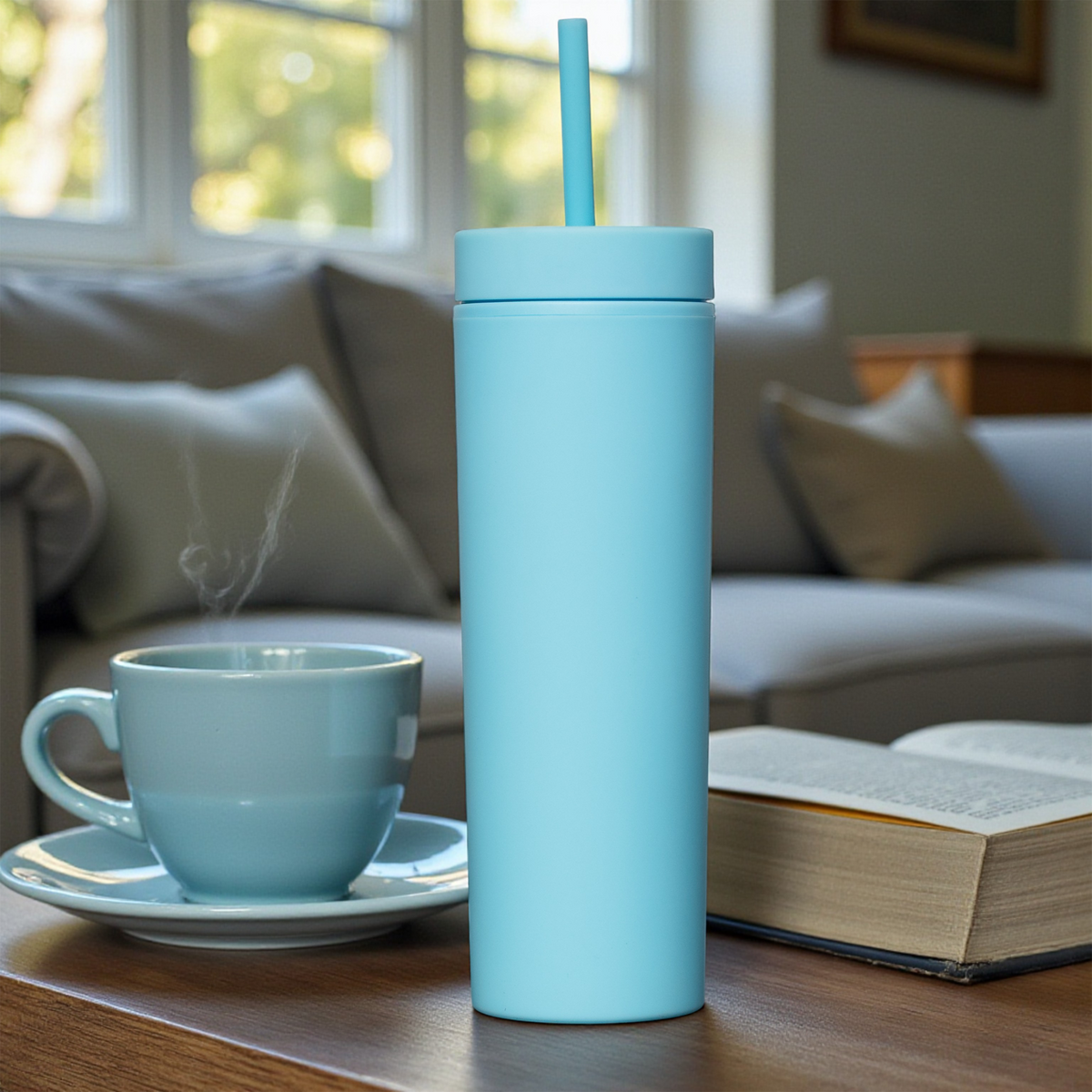 16oz Acrylic Tumbler with Lid and Straw | Personalized UV Print