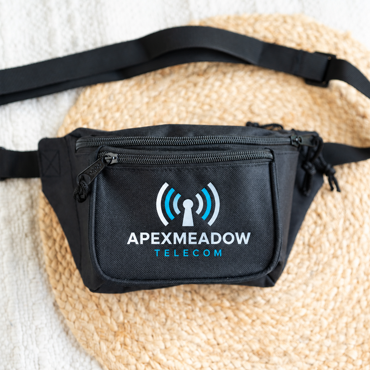 Fanny Pack with Adjustable Strap and Multiple Pockets - 7 Colors