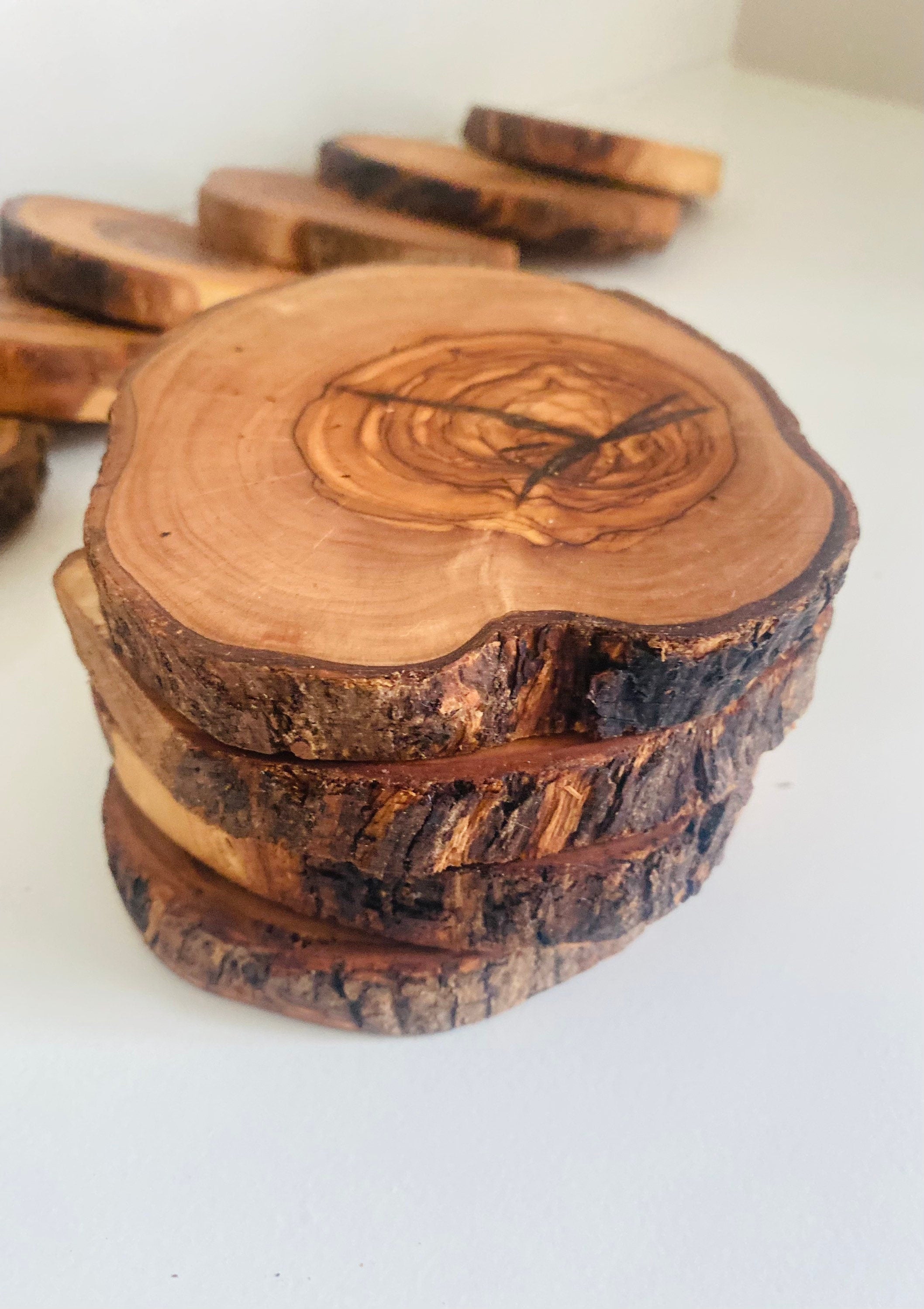 Handmade Rustic Coasters Rustic Olive Wood Coasters – Ryan's Woodworking