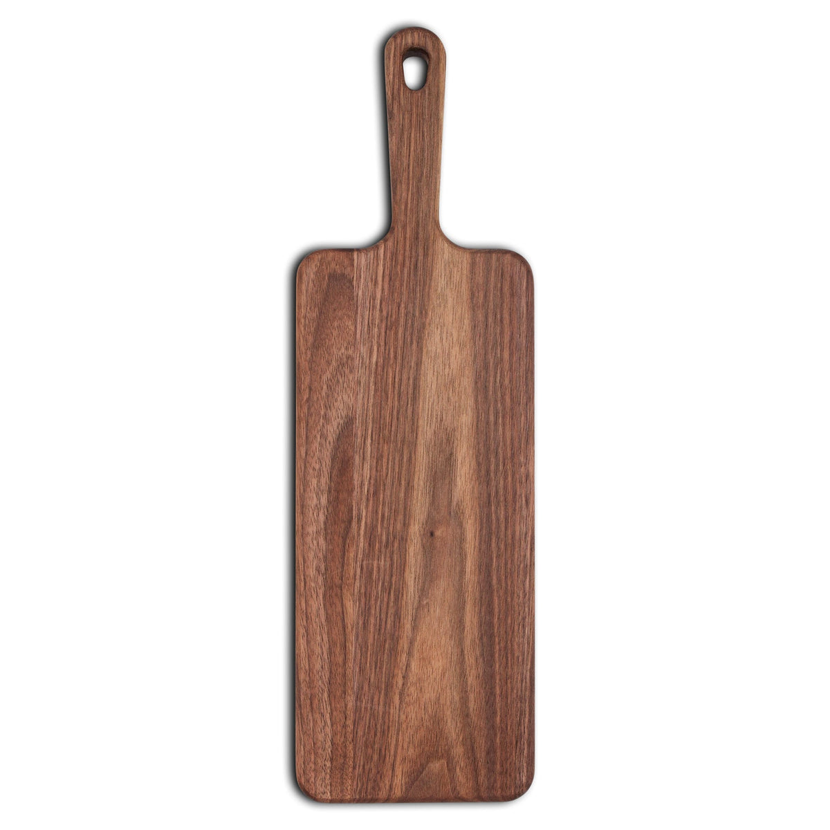 Walnut Paddle Cutting Board With Handle- 100% Handmade in the USA