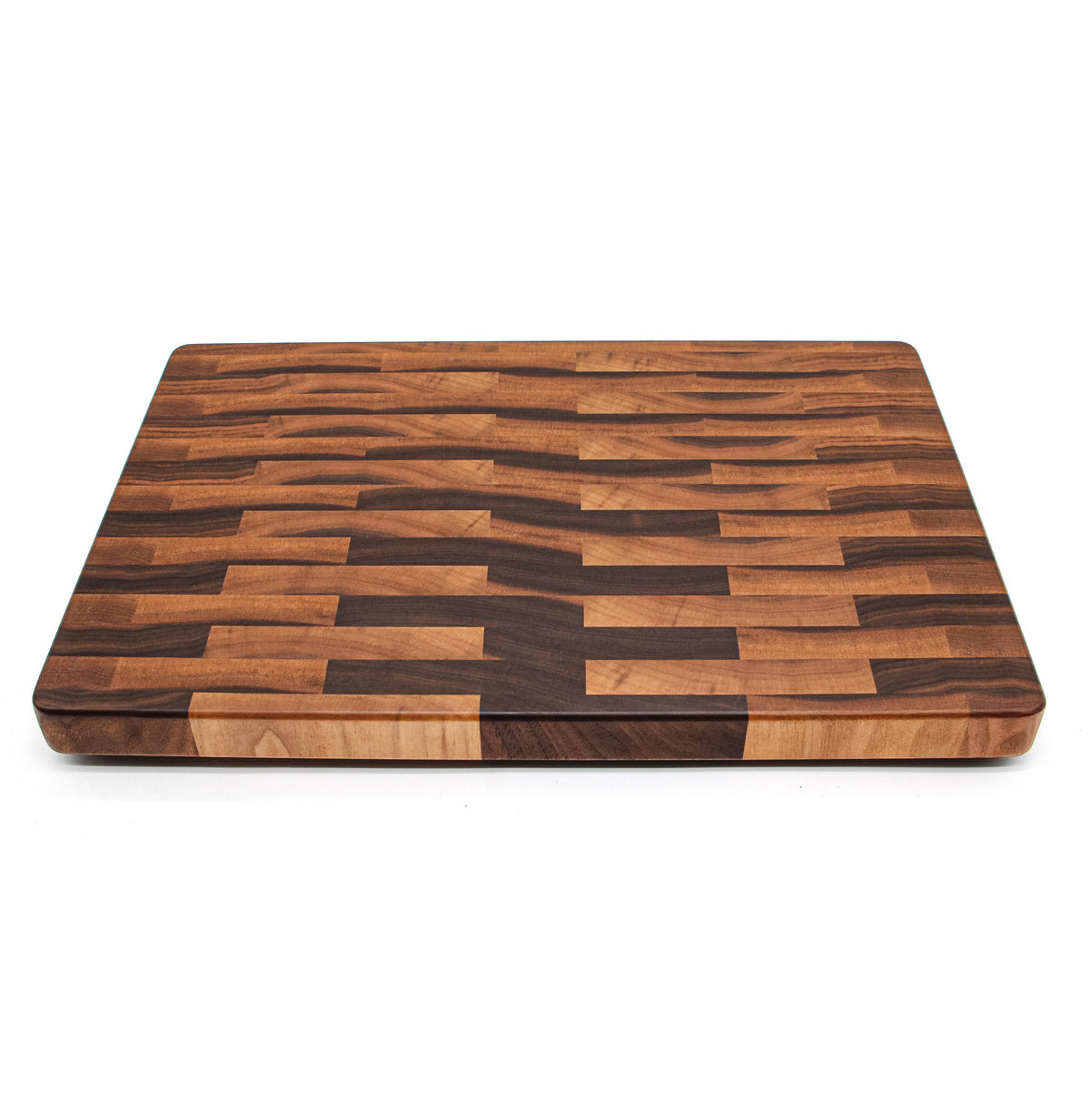 Large End Grain Calico Walnut Cutting Board, Walnut Butcher Block with ...