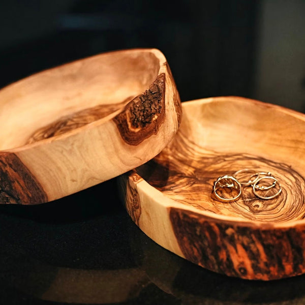 Olive Wood Branch Bowl