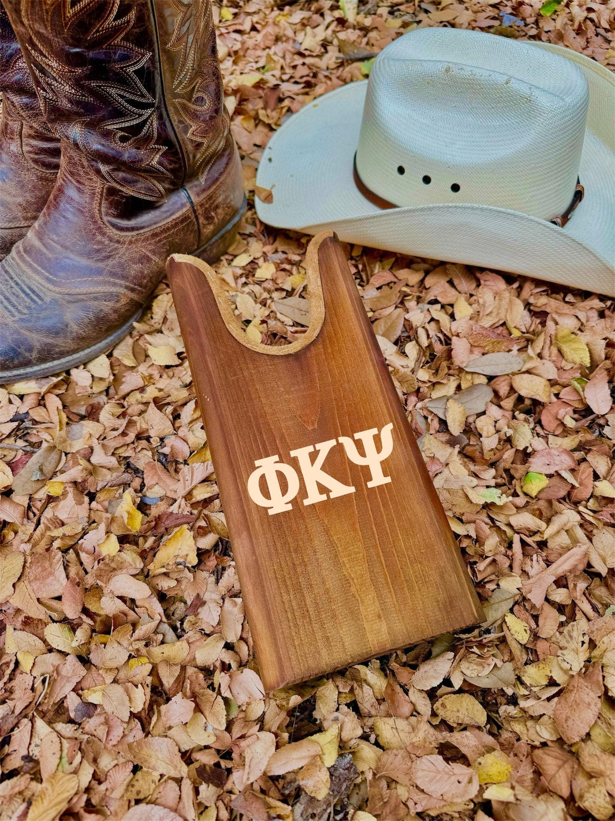 Phi Kappa Psi (ΦΚΨ) Fraternity Wooden Boot Jack