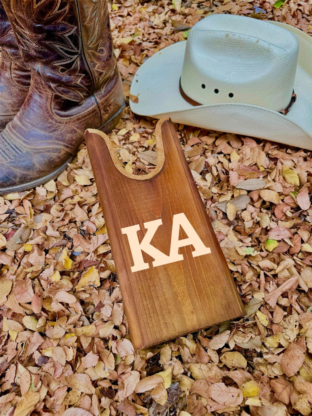Kappa Alpha Order (ΚΑ) Fraternity Wooden Boot Jack