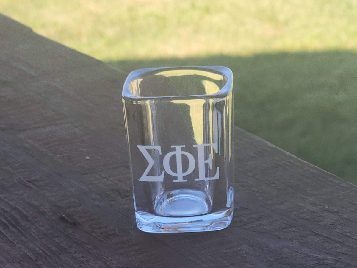 Custom Fraternity 2.2 Oz Shot Glass