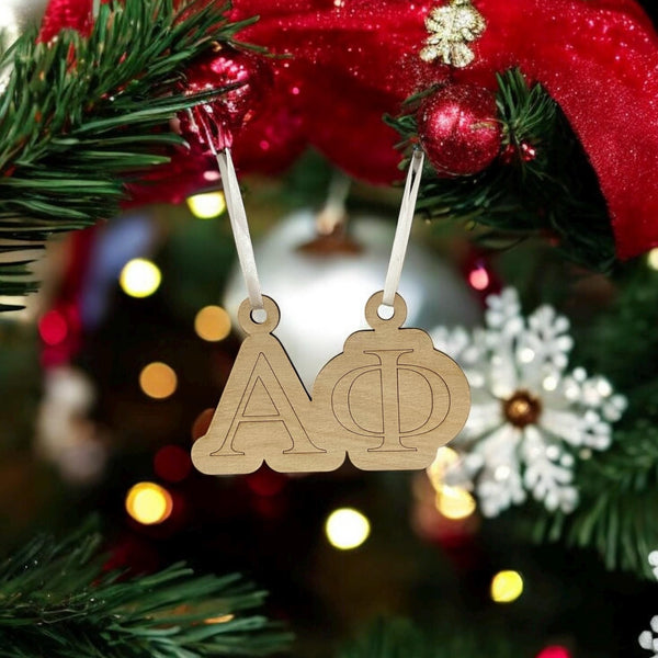 Alpha Phi (ΑΦ) Christmas Ornaments