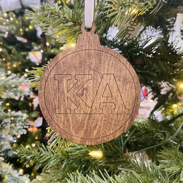Kappa Alpha Order (KA) Custom Christmas Oranments