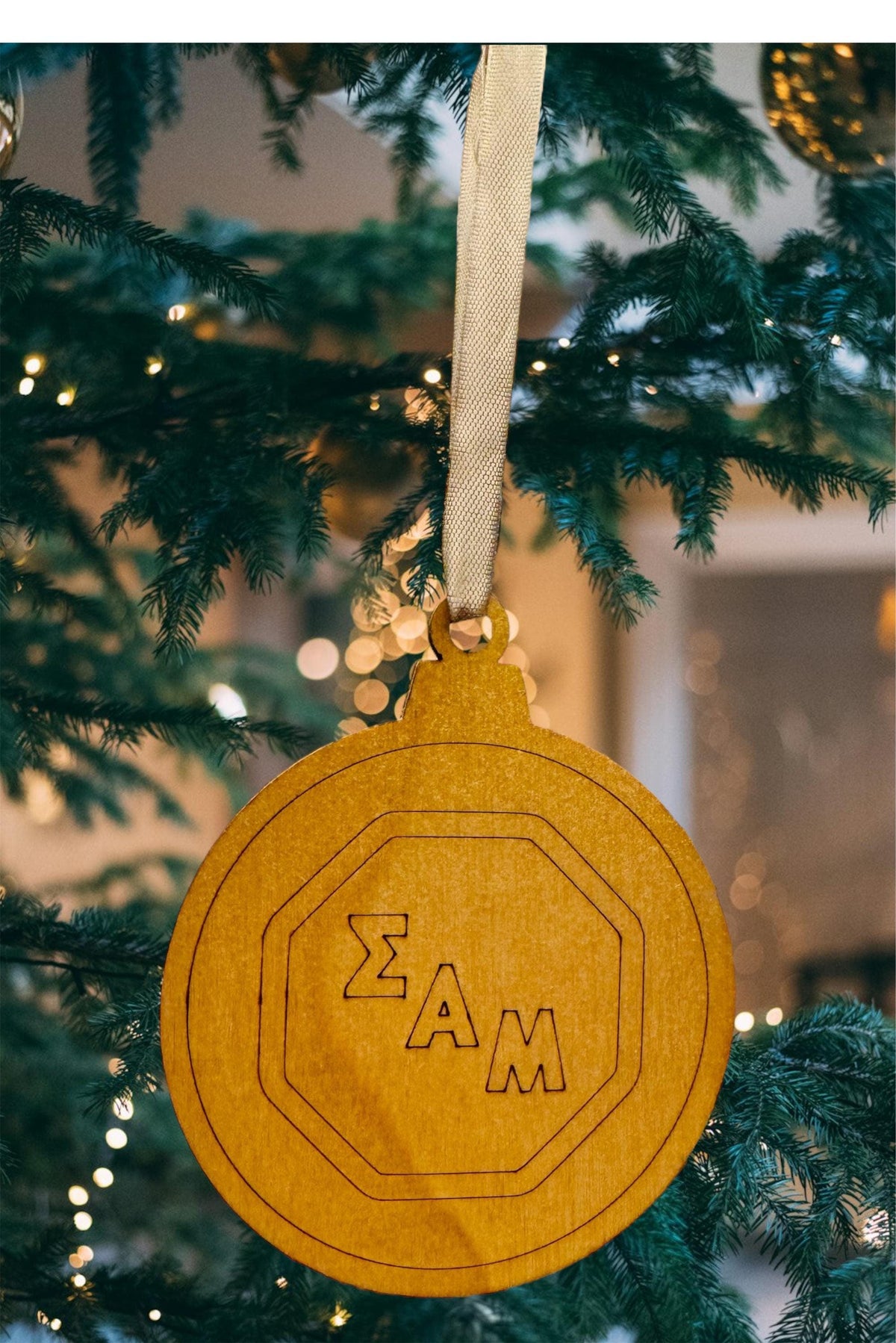 Sigma Alpha Mu Christmas Ornaments