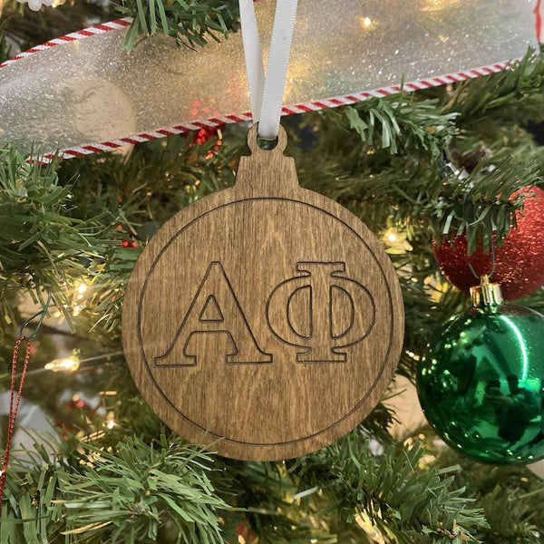 Alpha Phi (ΑΦ) Christmas Ornaments