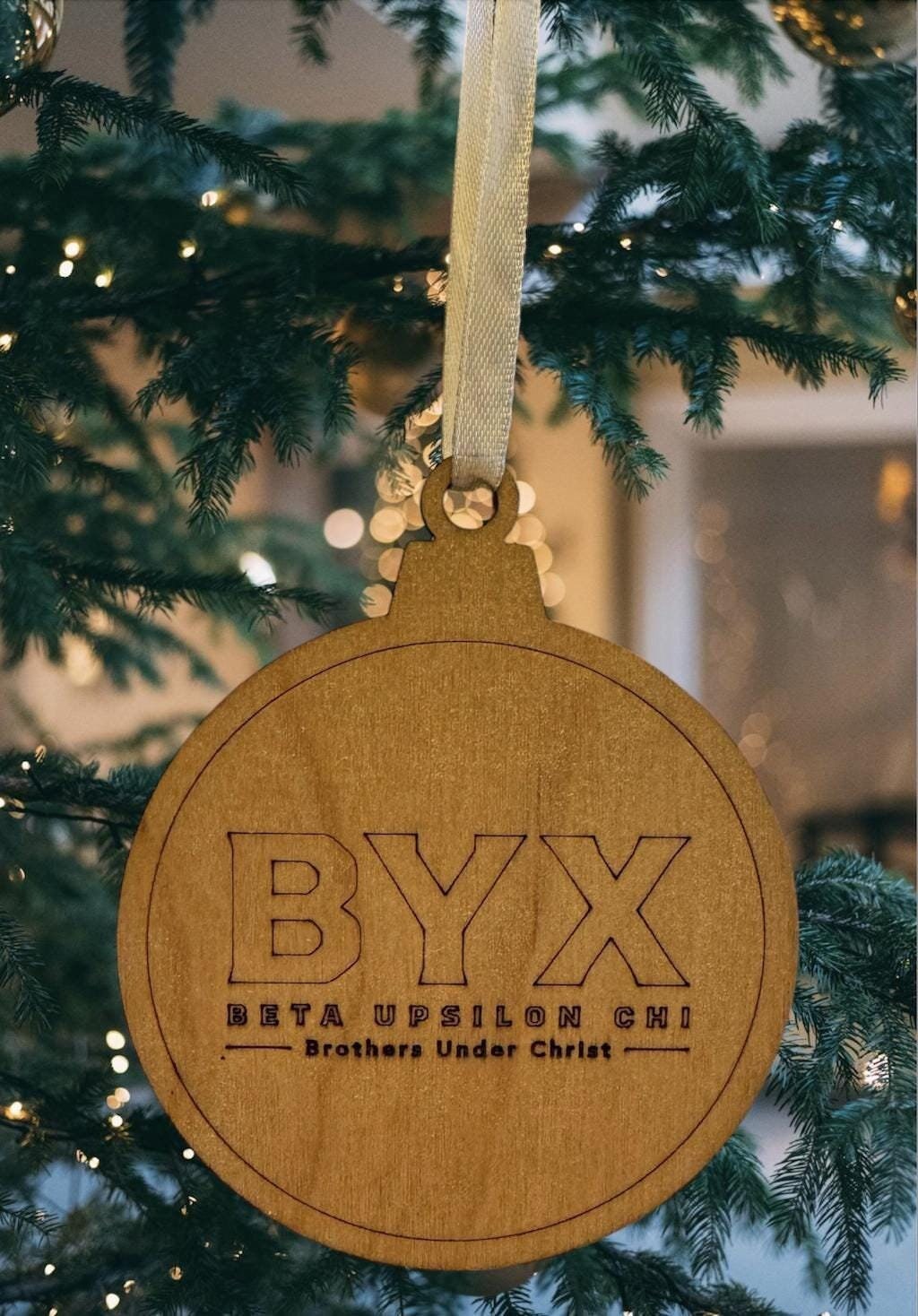 Beta Upsilon Chi (BYX) Ornament