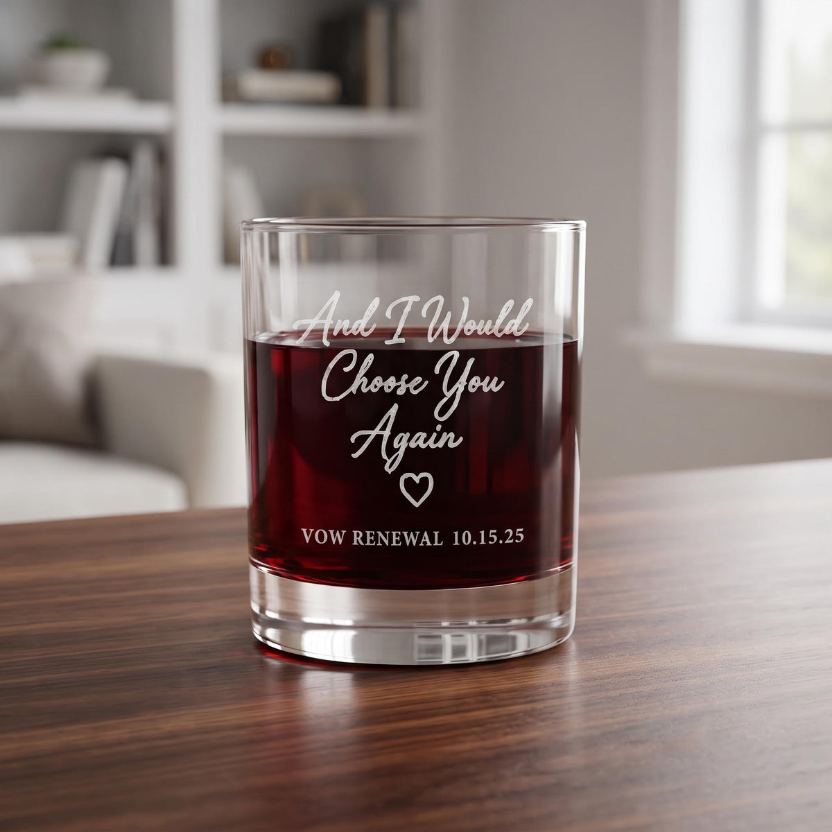 Personalized Vow Renewal Glassware Bulk Set | Engraved We Still Do Favor | Beer Wine Shot Whiskey Mason Jar | Custom Married Twice Gift