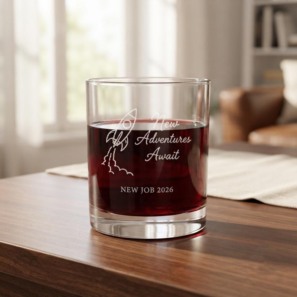Personalized New Job Glassware Bulk Set | Engraved Job Promotion Gift | Beer Wine Shot Whiskey Mason Jar | Custom Boss Level Unlocked