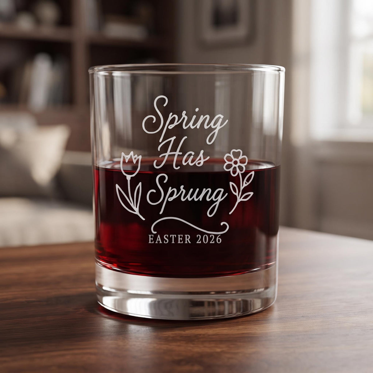Personalized Easter Glassware Set | Engraved He Is Risen Religious Gift | Beer Wine Shot Whiskey Mason Jar | Custom Spring Renewal Favor