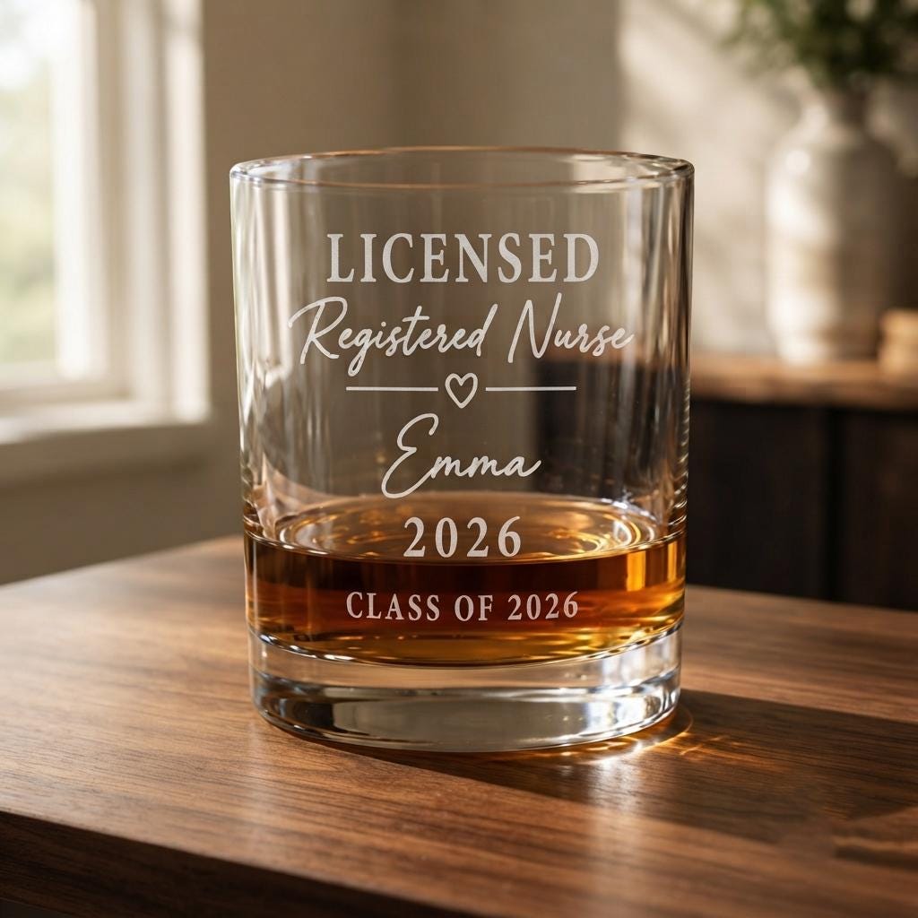 Personalized Graduation Glassware Bulk Set | Engraved Class of 2026 Gift | Beer Wine Shot Whiskey Mason Jar | Custom College Favor