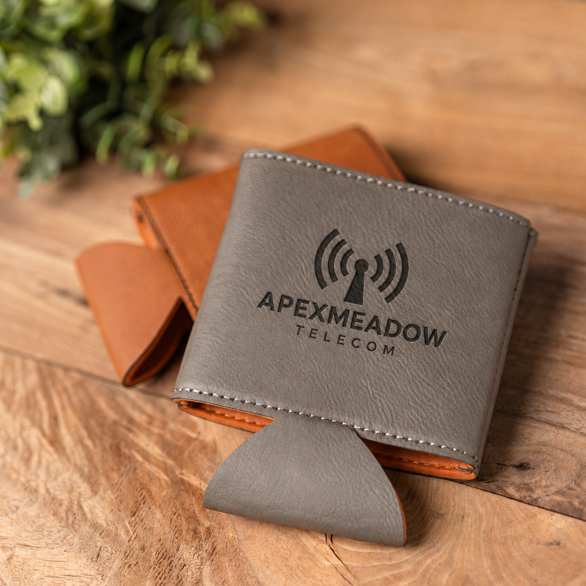 Vegan Leather Beverage Holder - Drink Holder in 8 Color Choices