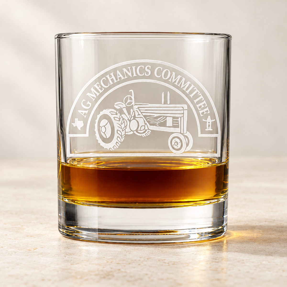 Rodeo Committee Whiskey Glasses (A - I)