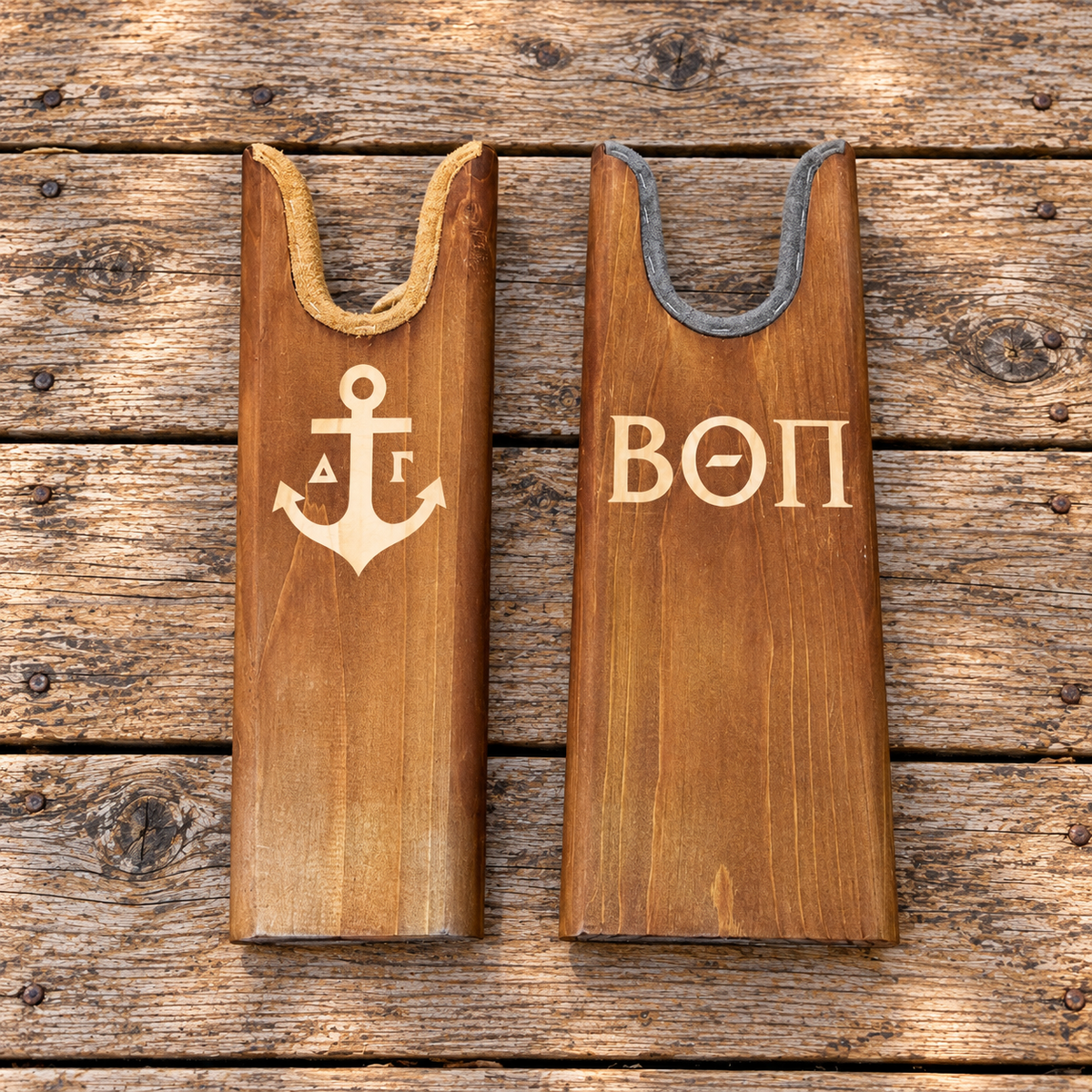 Custom Fraternity & Sorority Wooden Boot Jacks| Greek Life Boot Jacks| Cowboy Boot Gifts| College Gift| Officially Licensed Accessories