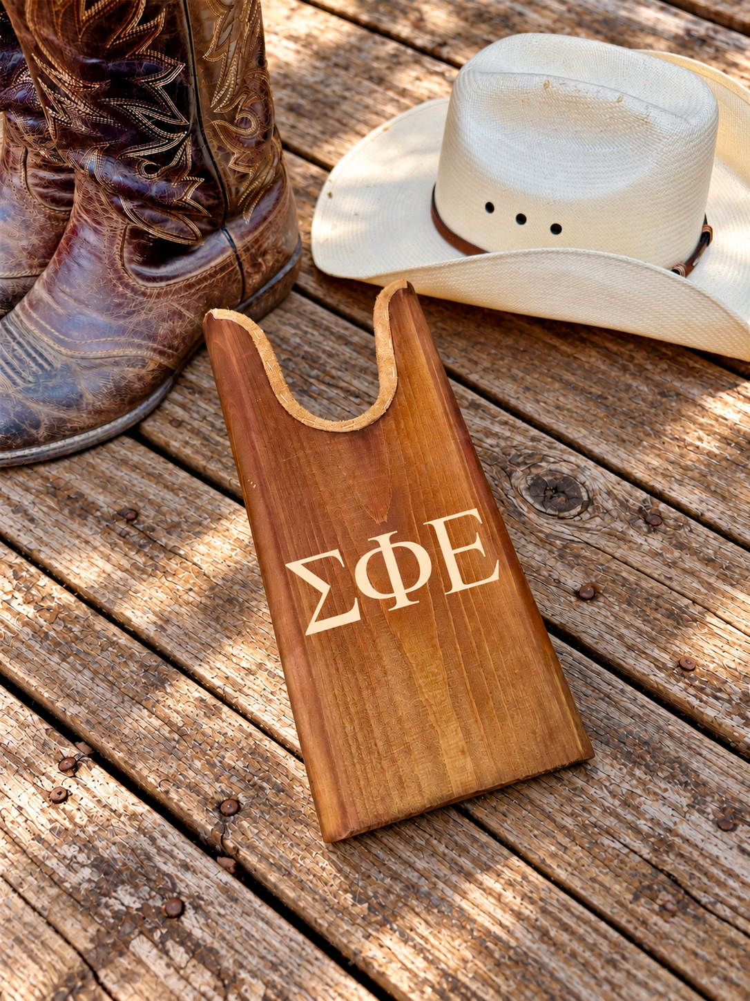 Sigma Phi Epsilon (ΣΦΕ) Fraternity Boot Jack